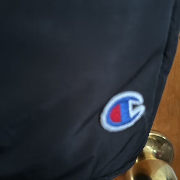 Black Puffer Vest Mens 2XL Champion Zip Pockets - Picture 6 of 8